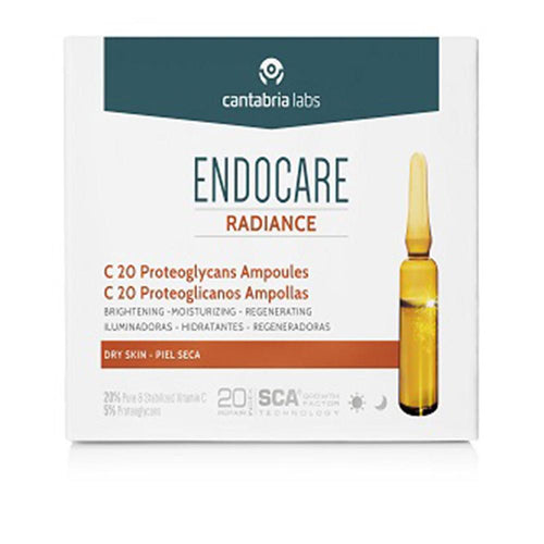 Endocare Radiance Ampolle Senza Olio Con Proteoglicani Anti Invecchiamento Pelle Luminosa E Giovane