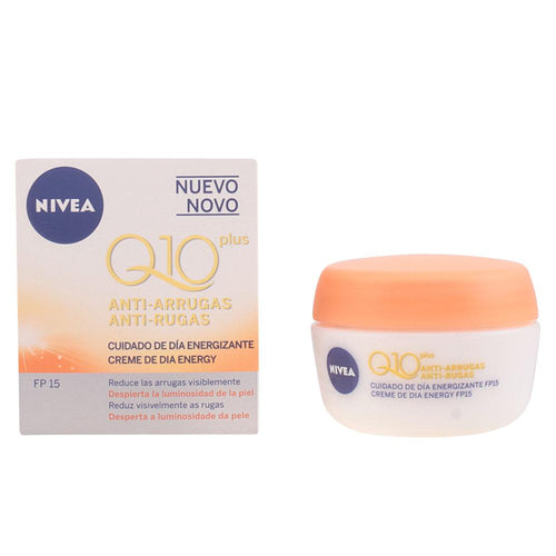 Nivea Q10+ Crema De Día Anti Arrugas Con Spf15 Piel Radiante Todo El Día