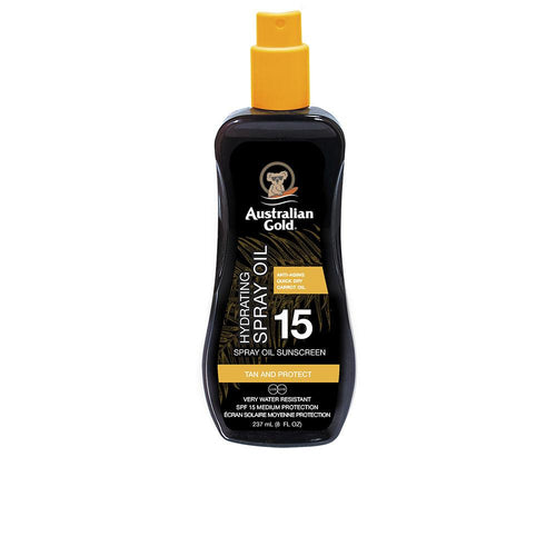 Australian Gold Schermo Solare Spray Olio SPF15 Idrata E Protegge