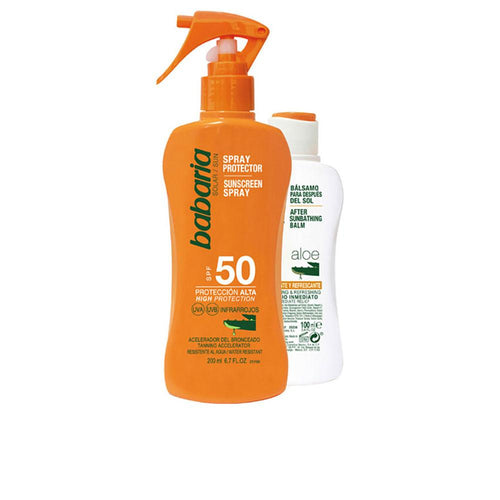 Babaria Solar Aloe Vera Kit Di Cura Solare Protezione SPF50 Avanzata