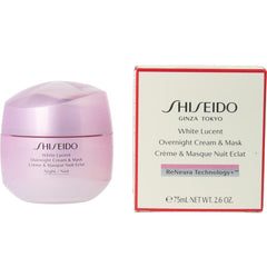 Shiseido White Lucent Nachtcreme Und Schlafmaske Für Strahlende Haut