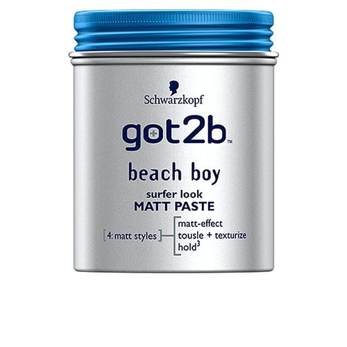 Schwarzkopf Mass Market Got2B Pasta Opaca Per Capelli Look Surfer Stile Spiaggia