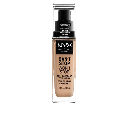 Nyx Professional Make Up Can't Stop Won't Stop Fondotinta Full Coverage Copertura Totale Lunga Durata