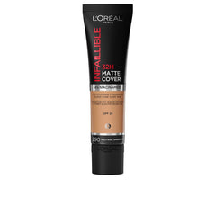 L'Oréal Paris Infaillible Base De Maquillaje Mate Cobertura Perfecta Y Duradera