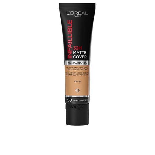 L'Oréal Paris Infaillible Base De Maquillaje Mate Cobertura Perfecta Y Duradera