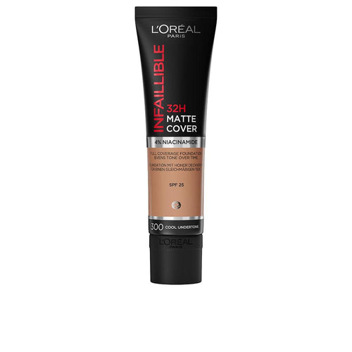 L'Oréal Paris Infaillible Base De Maquillaje Mate Cobertura Perfecta Y Duradera