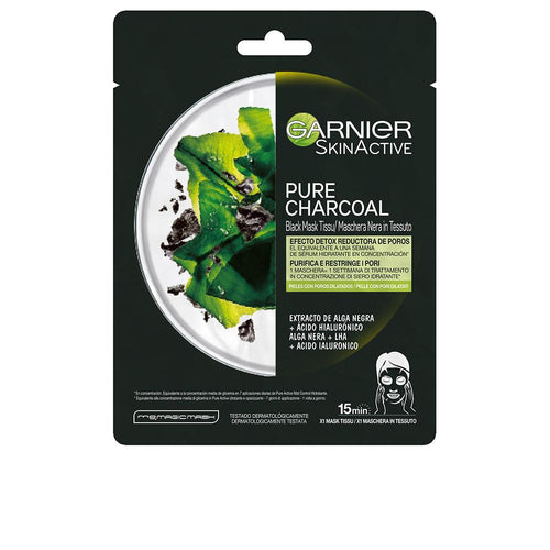 Garnier Pure Charcoal Maschera Viso Detox Purificante Pelle Pulita Idratata