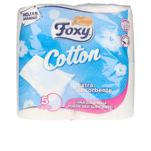 Foxy Cotton Carta Igienica 5 Strati Extra Morbidezza E Assorbenza