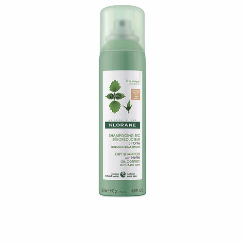 Klorane Ortie Dioïque Champú Seco Cabello Moreno Absorbe Aceite En 2 Minutos