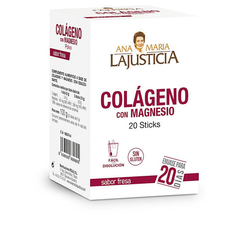 Ana María Lajusticia Articulaciones Aml Integratore Cosmetico Collagene Con Magnesio Fragola Pelle Sana E Giovane