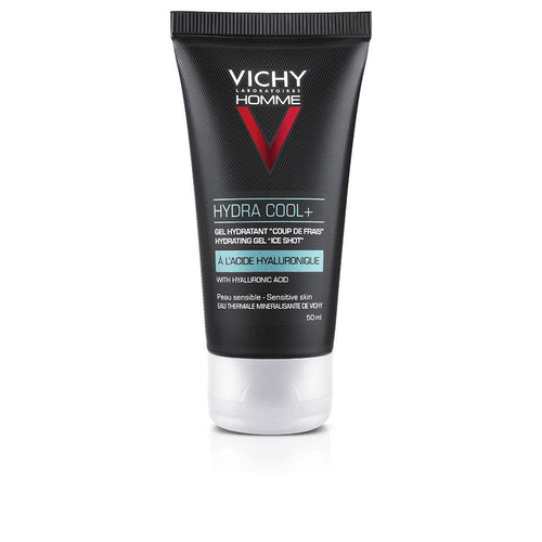 Vichy Homme Hydra Cool Feuchtigkeitsspendendes Gel Für Empfindliche Haut Schnelle Hydration Wirkung