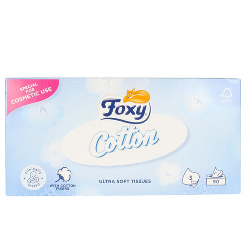 Foxy Facial Cotton Tessuti Viso Ultra Morbidi Qualità Superiore Testata