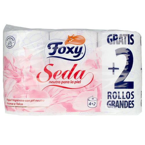 Foxy Seda Foxy Carta Igienica Ph Neutro Aroma Talco Massima Morbidezza E Comfort