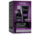 Kativa Keratin Express Set De Cuidado Capilar Post Alisado Brasileño Tratamiento Calmante Intensivo