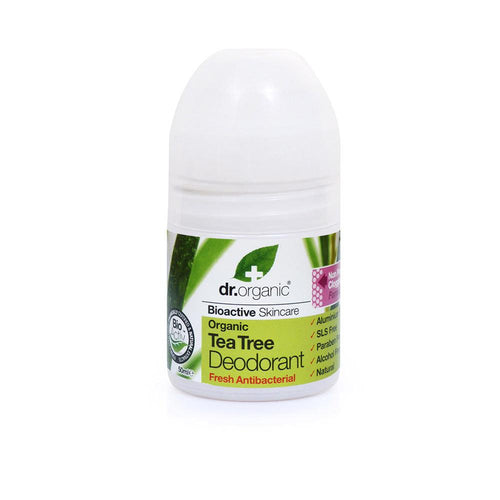Dr Organic Tea Tree Dr Organic Desodorante Roll On Control Natural De Olores