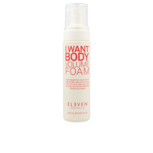 Eleven Australia I Want Body Schiuma Volumizzante Capelli Volume Naturale Senza Compromessi