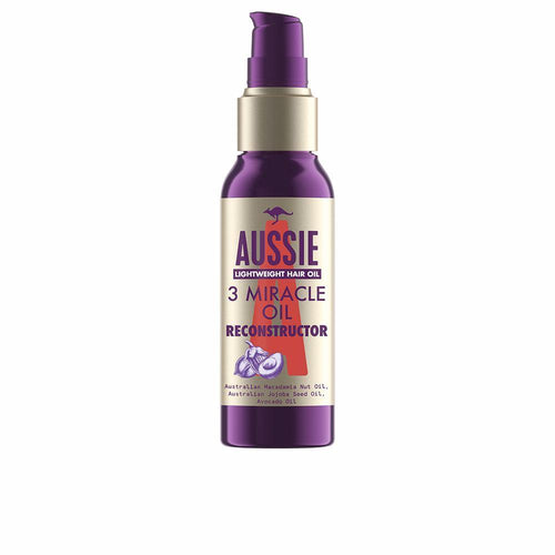 Aussie 3 Miracle Oil Spray Capelli Riparatore Nutrimento Profondo E Lucente