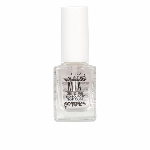 Mia Cosmetics Paris Bio-Sourced Top Coat Para Uñas Brillo Natural Duradero
