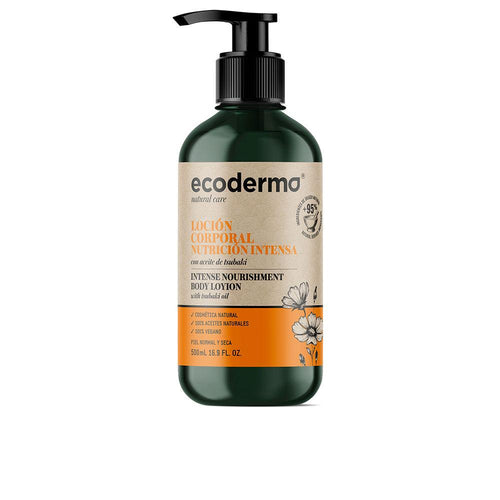 Ecoderma Eco Loción Corporal Crema Corporal Nutritiva Piel Suave Y Radiante