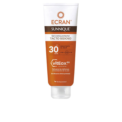 Ecran Ecran Sunnique Crema Solare Gel Silk Touch Alto SPF Protezione UV Superiore