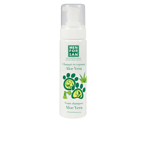Men For San Menforsan Perros Y Gatos Shampoo In Schiuma Con Aloe Vera Pulizia Senza Acqua