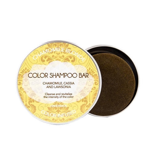 Biocosme Bio Solid Chamomile Blonde Shampoo Bar Per Capelli Biondi Raggiante