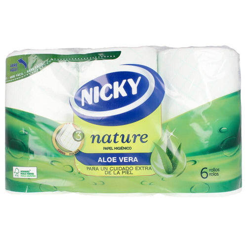 Nicky Nature Aloe Vera Carta Igienica Comfort Splendido E Naturale