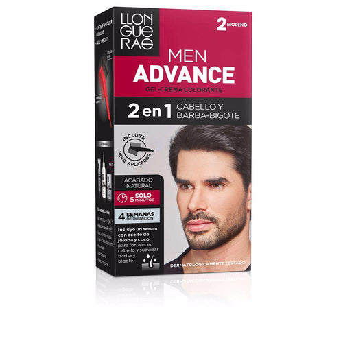 Llongueras Men Advance Haarfärbecreme Kastanie Farbe In 5 Minuten