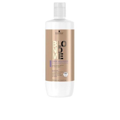 Schwarzkopf Blondme Cool Blondes Champú Neutralizante 3D Bond Creation