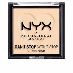 Nyx Professional Make Up Can't Stop Won't Stop Polvere Opacizzante Opacità Perfetta 24 Ore