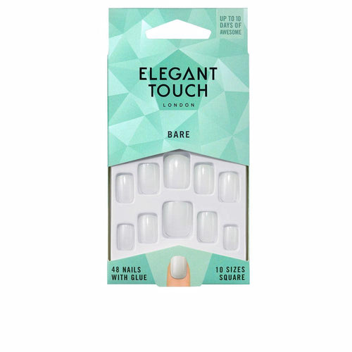 Elegant Touch Totally Bare Uñas Con Pegamento Libera Tu Creatividad