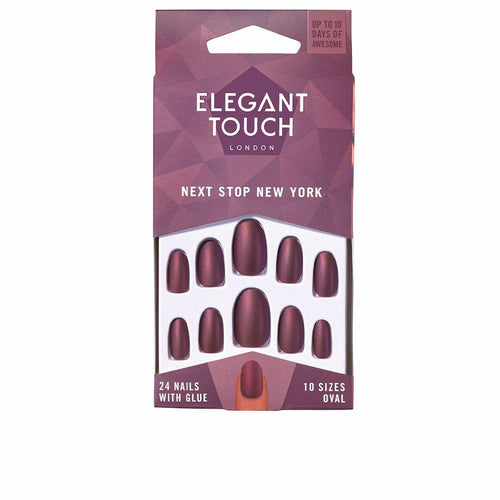 Elegant Touch Polished Colour Smalto Per Unghie Con Colla Mink Nude