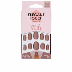 Elegant Touch Polished Colour Smalto Per Unghie Con Colla Mink Nude