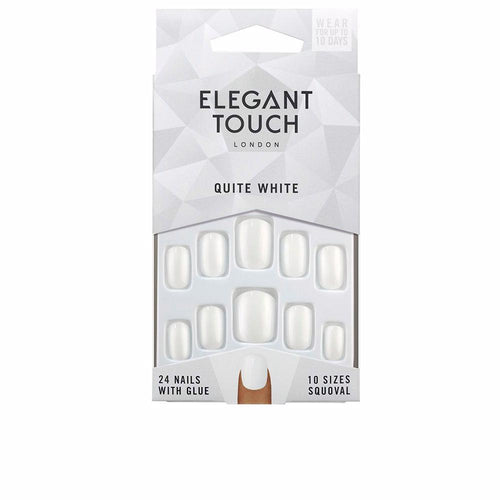 Elegant Touch Polished Colour Kit Unghie Squoval Ricco Rosso Tendenza TikTok Unghie Perfette