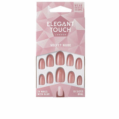 Elegant Touch Polished Colour Smalto Per Unghie Con Colla Mink Nude