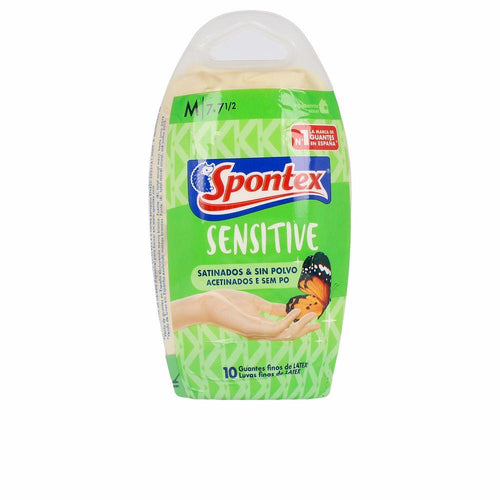 Spontex Latex Sensitive Guanti Satinati Senza Polvere