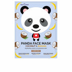 7Th Heaven Animal Tisú Maschera Viso Infusione Coco Banana Tè Verde