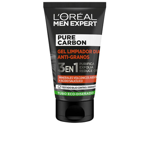 L'Oréal Paris Men Expert Gel Detergente Purificante A Carbone Anti Imperfezioni Pelle Chiara E Radiante