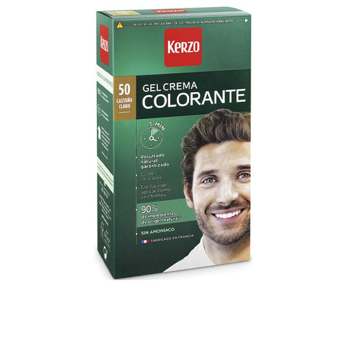 Kerzo Gel-Crema Colorante Männer Haarfärbecreme Ohne Ammoniak Natürlicher Look