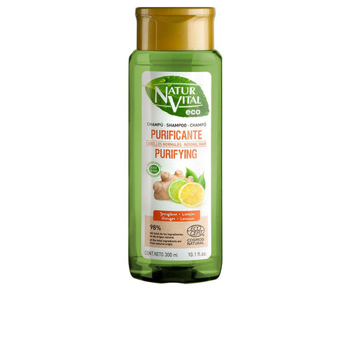 Natur Vital Eco Champú Purificante Jengibre Y Limón Cuidado Natural Unisex Diario