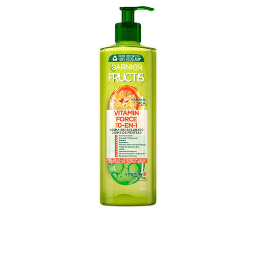 Garnier Fructis Vitamin Force Leave-In Cream For Stronger Hair 10 Instant Benefits