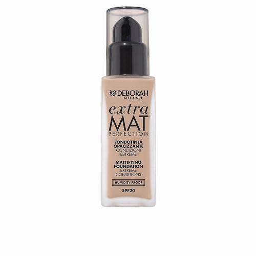 Deborah Extra Base Líquida Matte Perfection Cobertura Mate Sin Transferencia