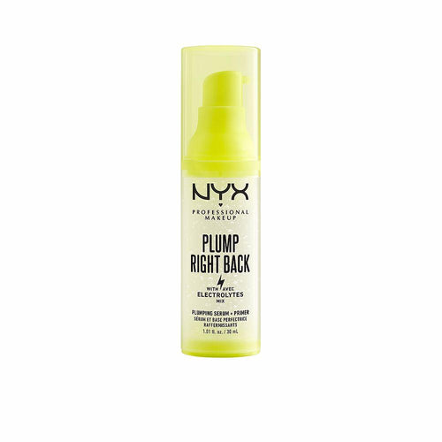 Nyx Professional Make Up Plump Right Back Primer Y Suero Hidratación Vegana