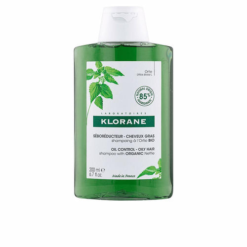 Klorane Ortie Dioïque Shampoo Seborregolatore Capelli Grassi Purifica Equilibrio Naturale