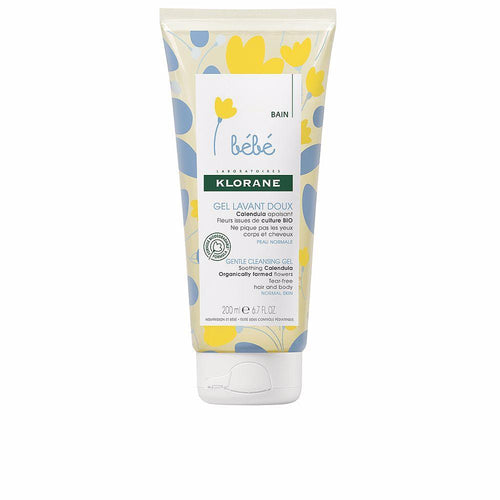 Klorane Béb é Gel Detergente Delicato Per Capelli E Corpo Cura Delicata Naturale