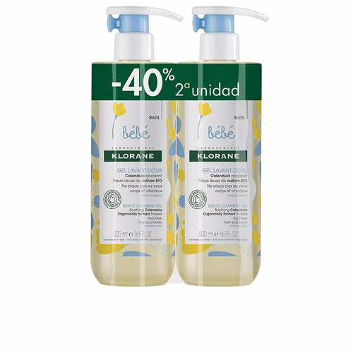Klorane Bébé Set Di Gel Detergente Per Bambini Cura Delicata Della Pelle