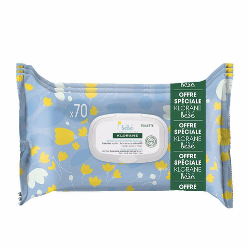 Klorane Klorane Bébé Salviette Detergenti Per Bambini Pelle Morbida Protetta