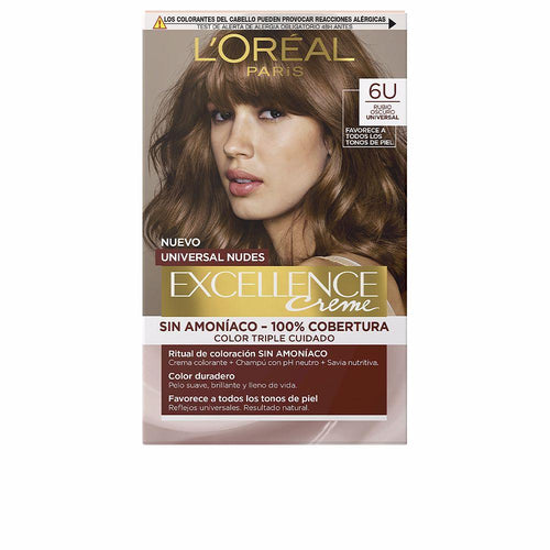 L'Oréal Paris Excellence Nudes Haarfärbemittel Strahlende Und Pflegende Farbe