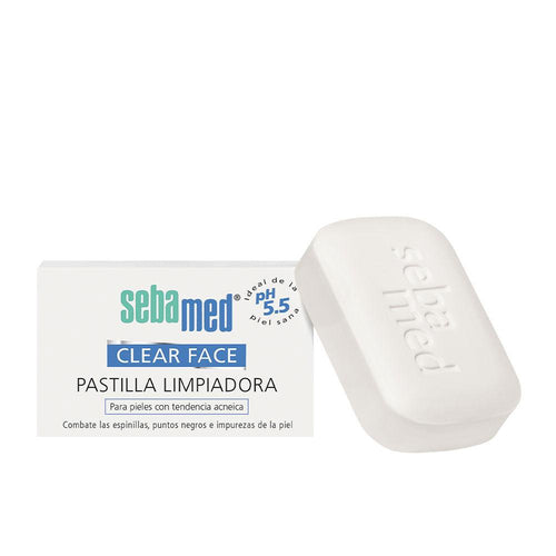 Sebamed Clear Face Pastilla Limpiadora Facial Para Acné Piel Limpia Y Saludable