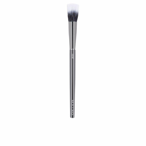 Maiko Luxury Grey Pennello Cosmetico Duo In Fibra Applicazione Circolare Senza Sforzo